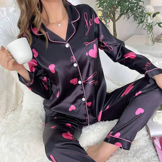 Heart Print Pajama